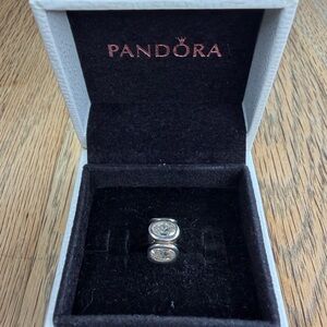 RETIRED Pandora “Clear Oval Lights” Charm. #790311CZ